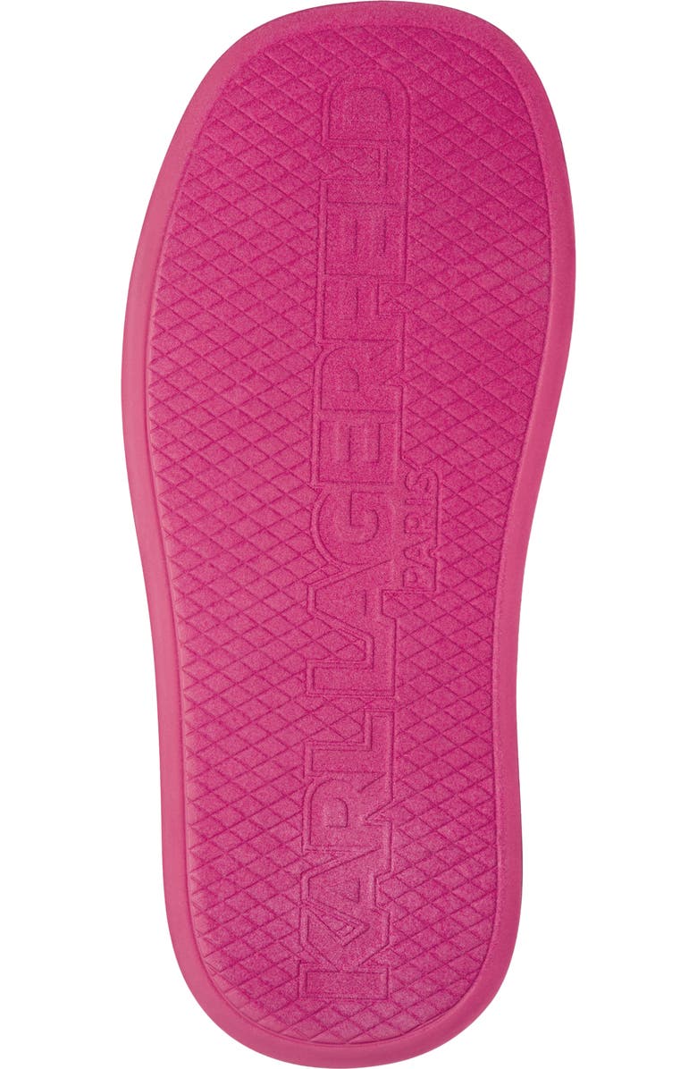 KARL LAGERFELD PARIS Opal Macaron Platform Wedge Slide Sandal, Alternate, color, Hot Pink