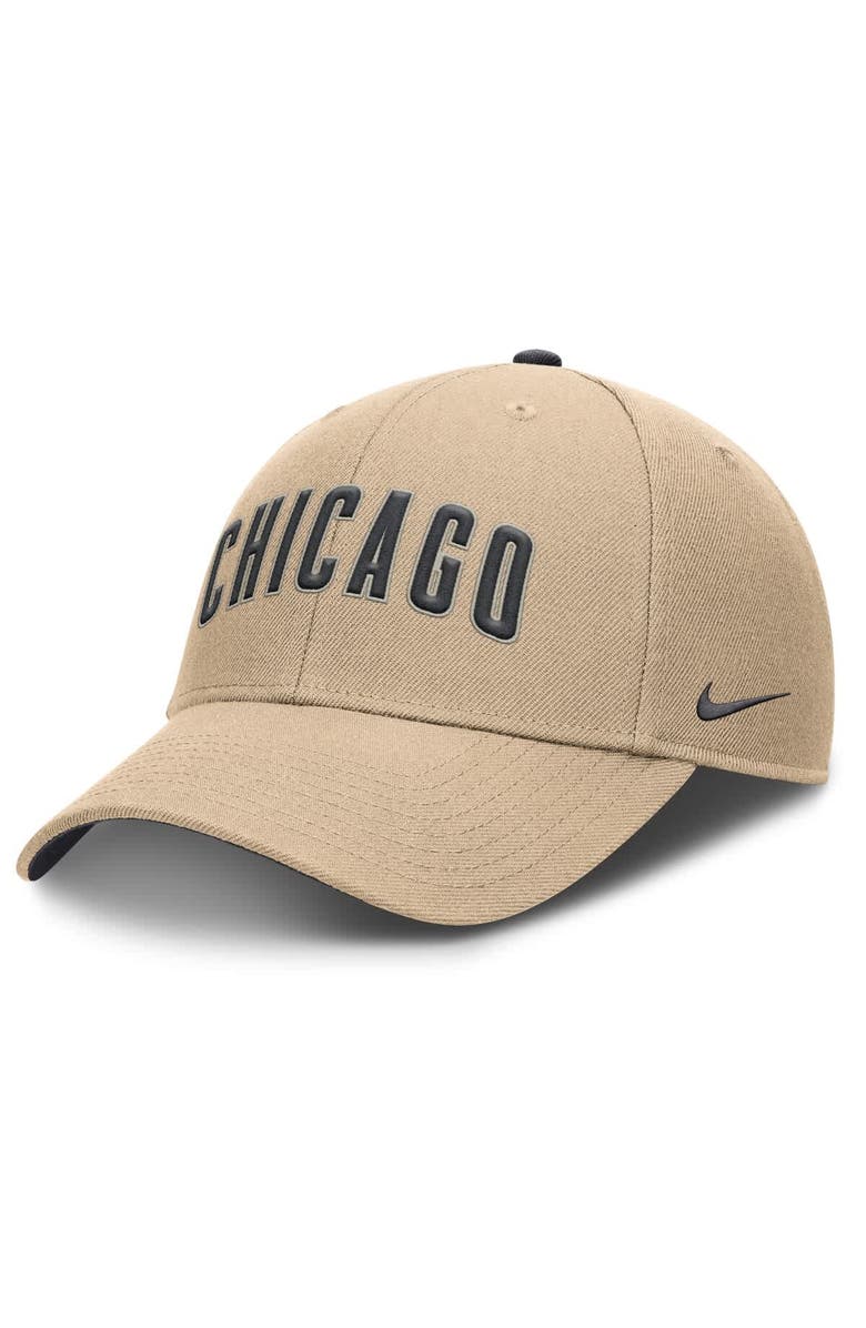 Nike Men's Nike Khaki Chicago Cubs Rise Adjustable Hat, Alternate, color, Khaki