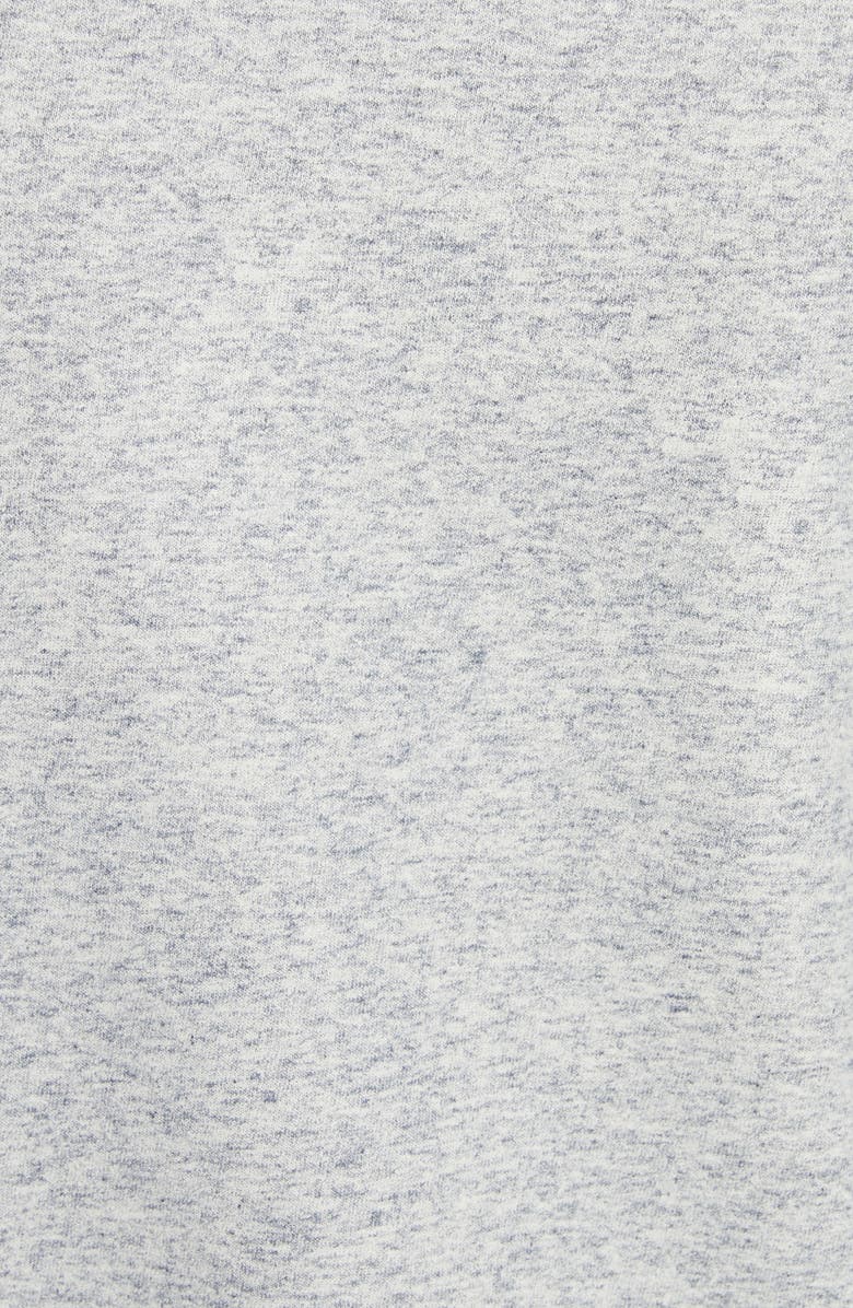 Bottega Veneta Heather Print Leather Zip Hoodie, Alternate, color, 