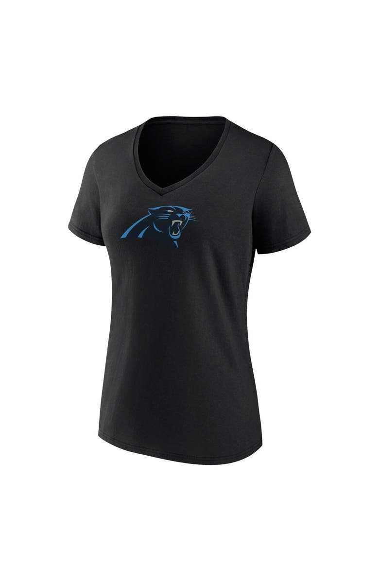 FANATICS Women's Fanatics Branded Bryce Young Black Carolina Panthers Icon Name & Number V-Neck T-Shirt, Alternate, color, Black