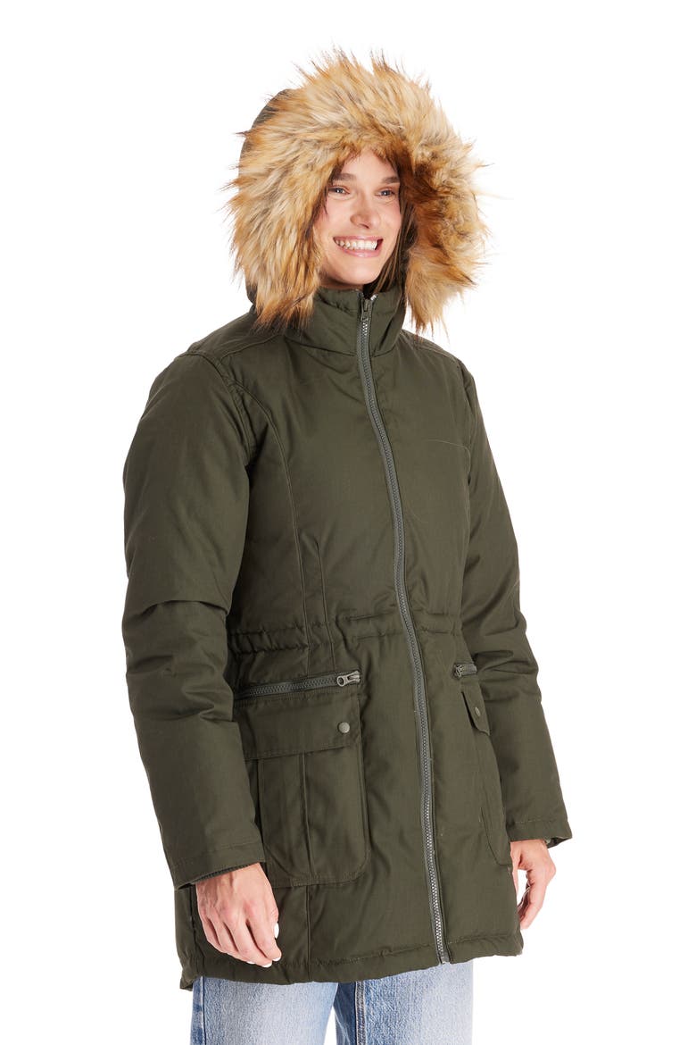 Convertible Down 3-in-1 Maternity Jacket, Alternate, color, KHAKI GREEN