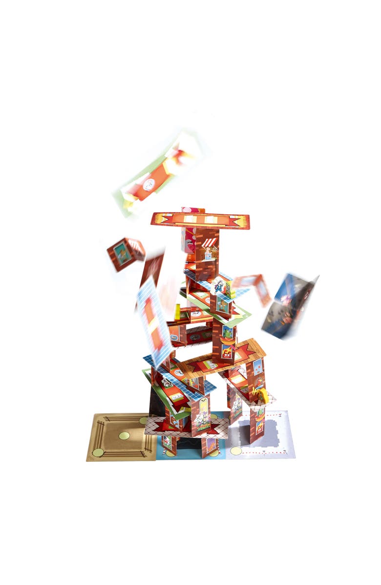 HABA Rhino Hero Super Battle - Exciting 3D Stacking Board Game for Kids & Adults, Fun Family Games, Stacking Card Games for Kids, Made in Germany, Alternate, color, Multi