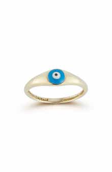 Ember Fine Jewelry Evil Eye Signet Ring