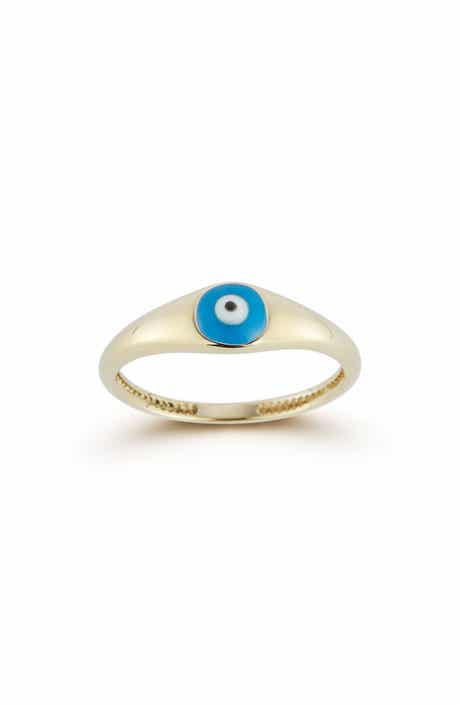 Ember Fine Jewelry Evil Eye Signet Ring
