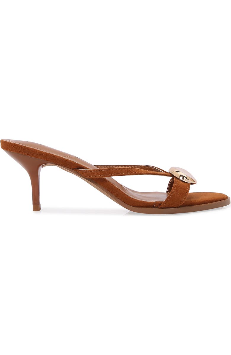 BERNESS Royalty Kitten Heel Sandal, Alternate, color, Camel