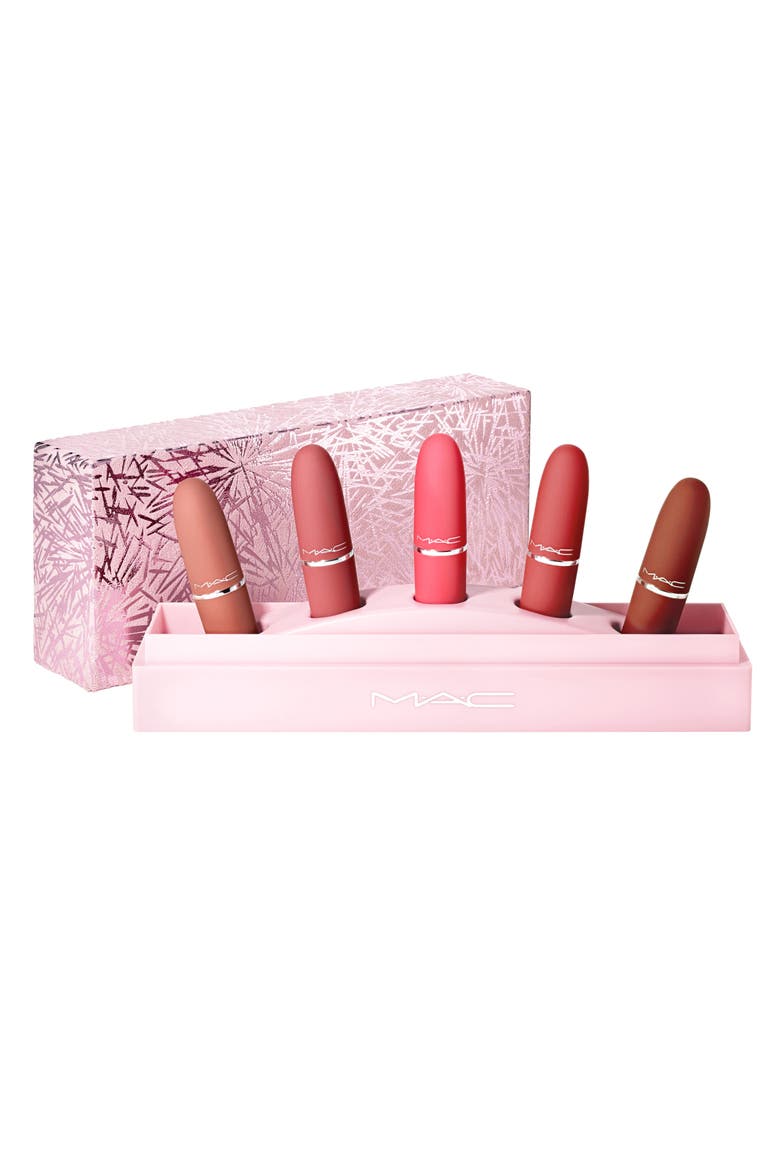 MAC Showstopper Powder Kiss Lipstick Set (Nordstrom Exclusive), Alternate, color, NO COLOR