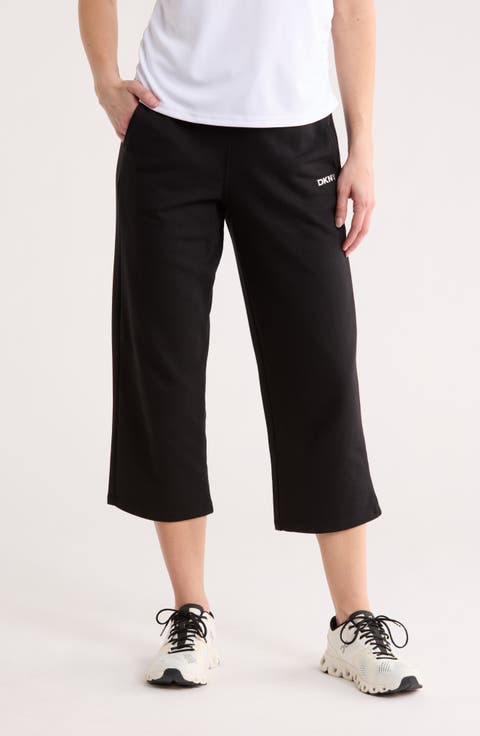 Drawstring Waist Crop Pants