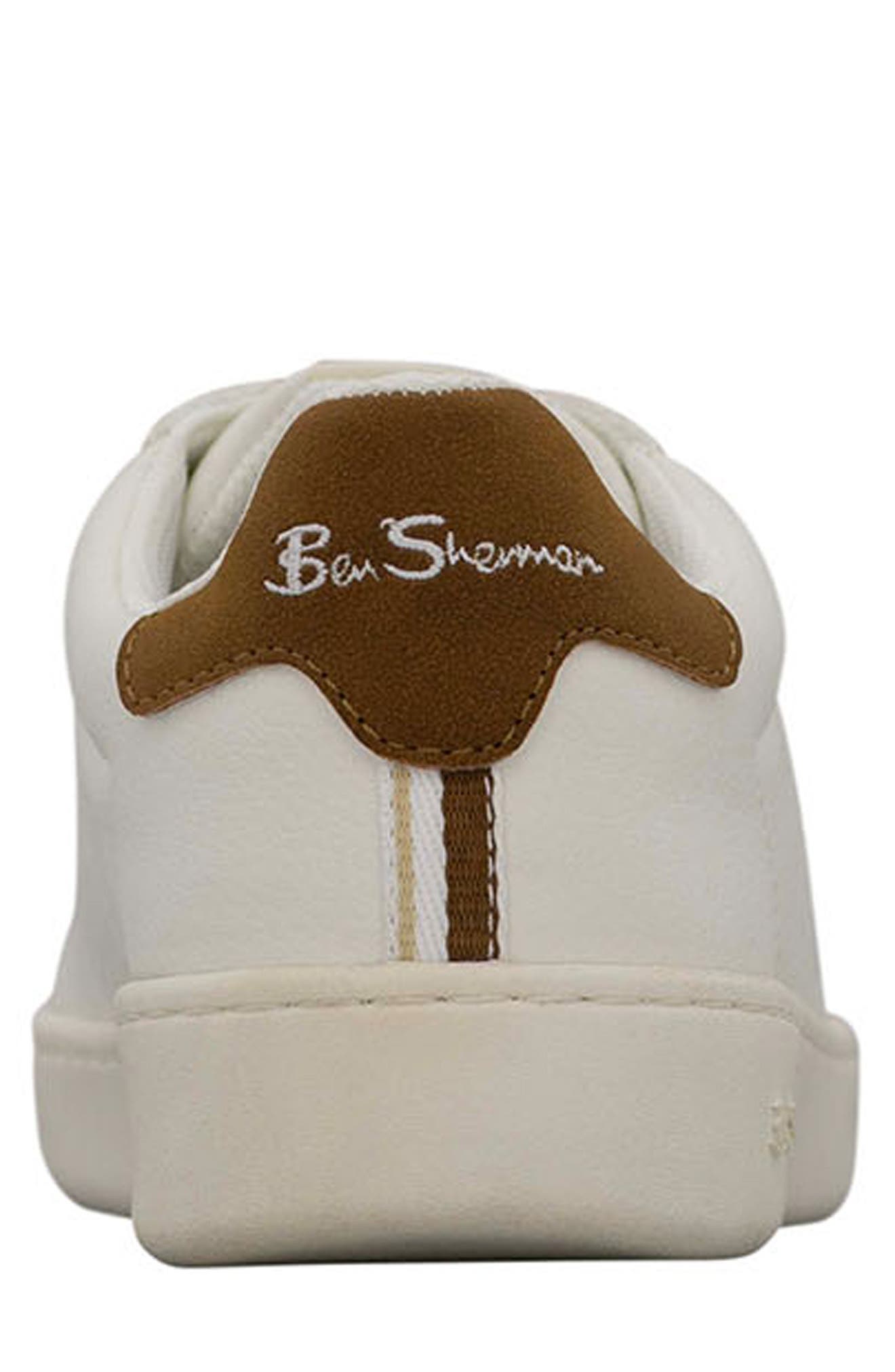 Ben Sherman Hampton Sneaker, Alternate, color, White/ Cashew/ Whisper White