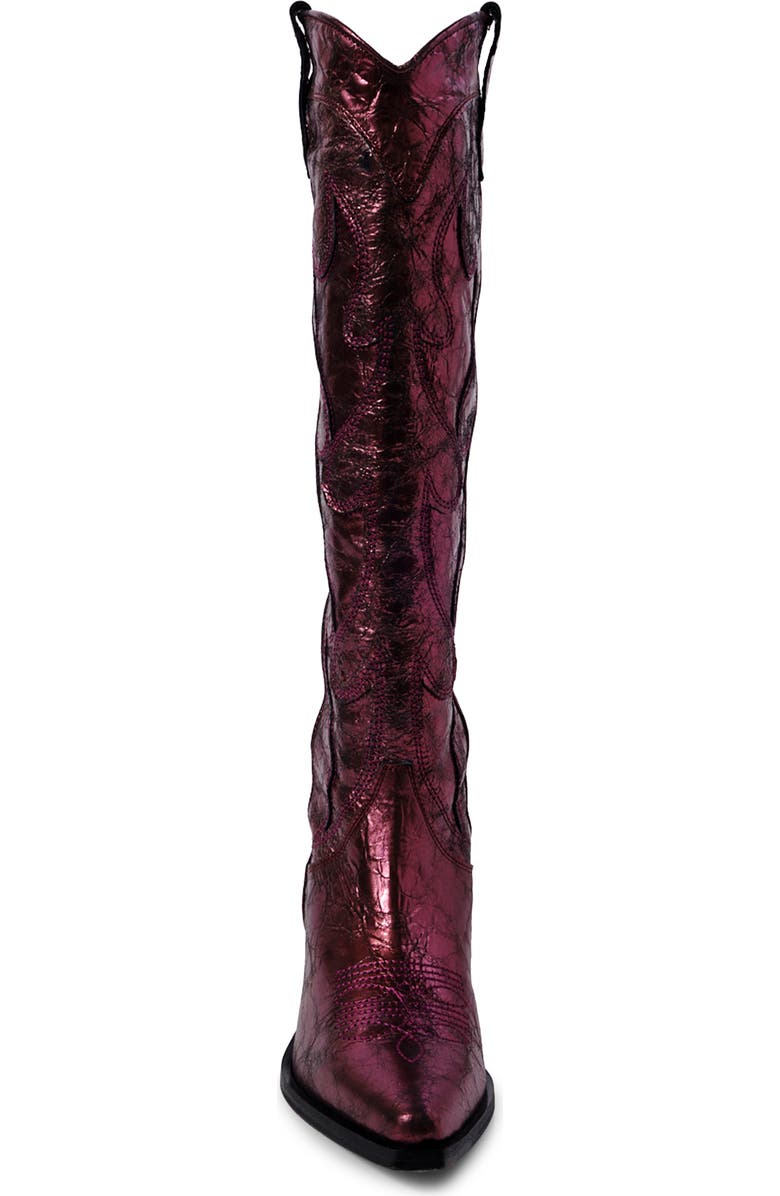 Free People Moody Metallic Western Boot, Alternate, color,