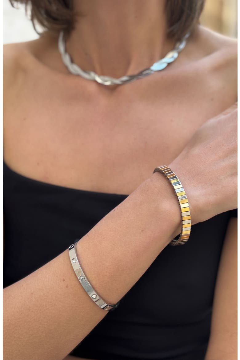 Set of 3 Assorted Bracelets, Alternate, color, GOLD/ SILVER