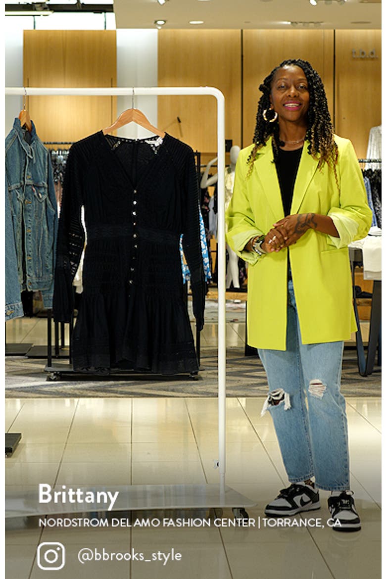 Addilyn Long Sleeve Cotton Minidress video