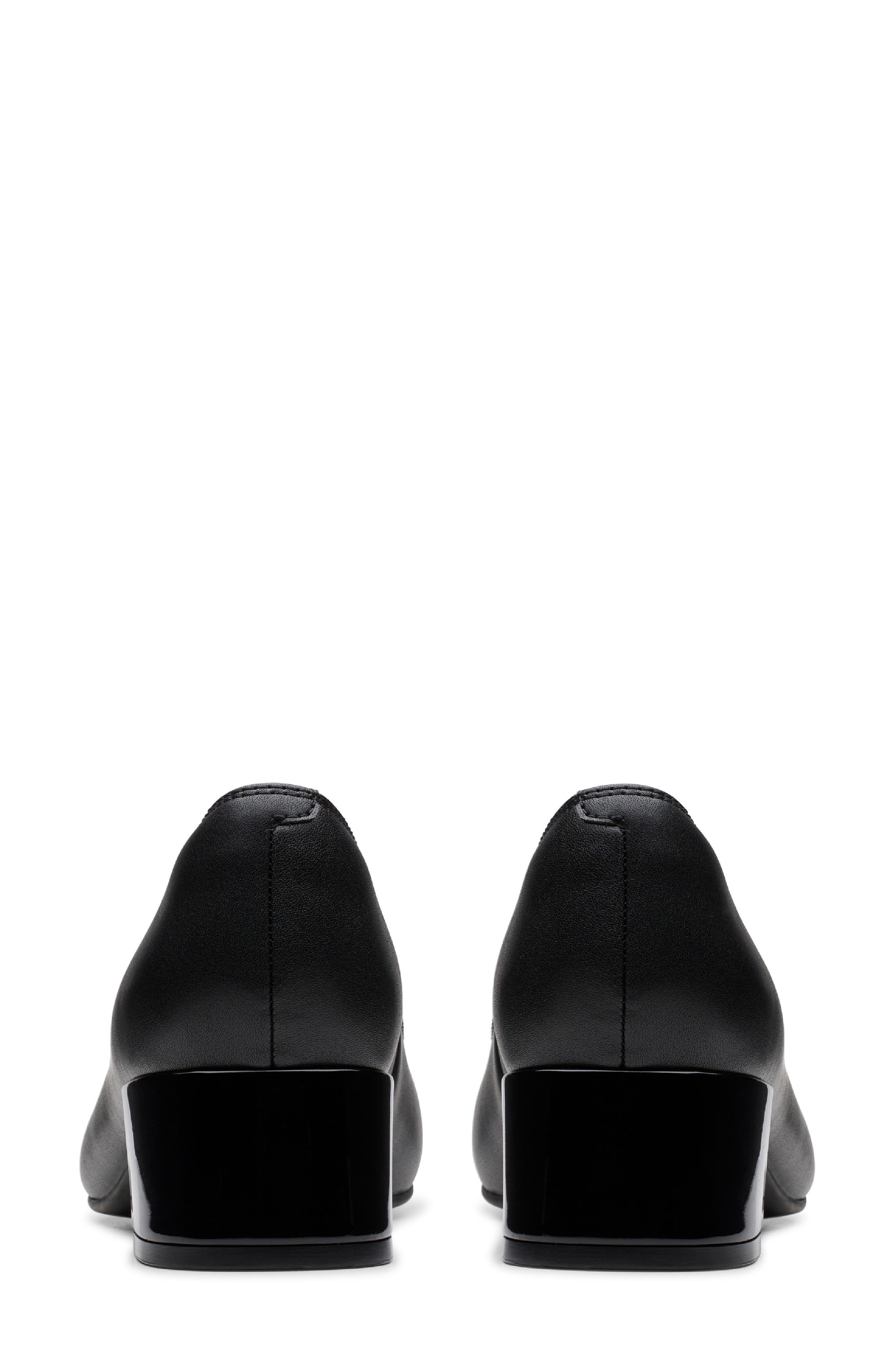 Iridessa Cap Toe Pump - Wide Width Available, Alternate, color, BLACK LEATHER