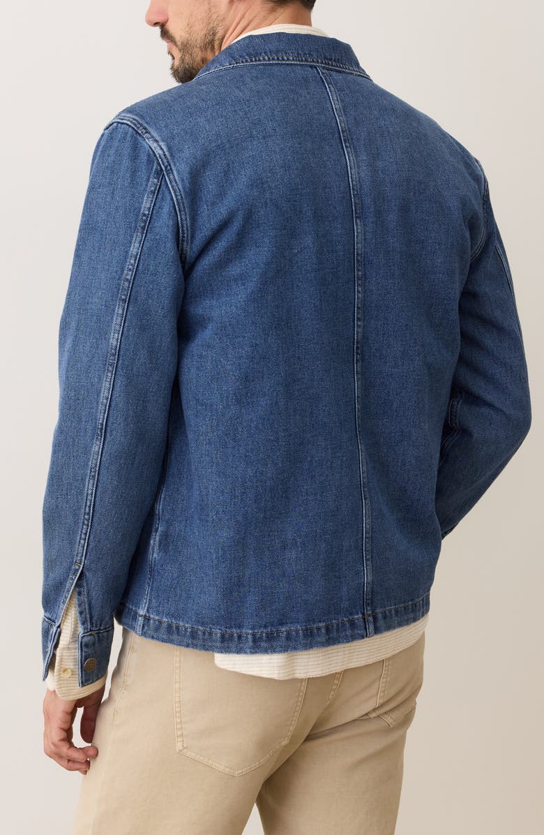 Marine Layer Patrick Denim Shirt Jacket, Alternate, color, Dark Wash