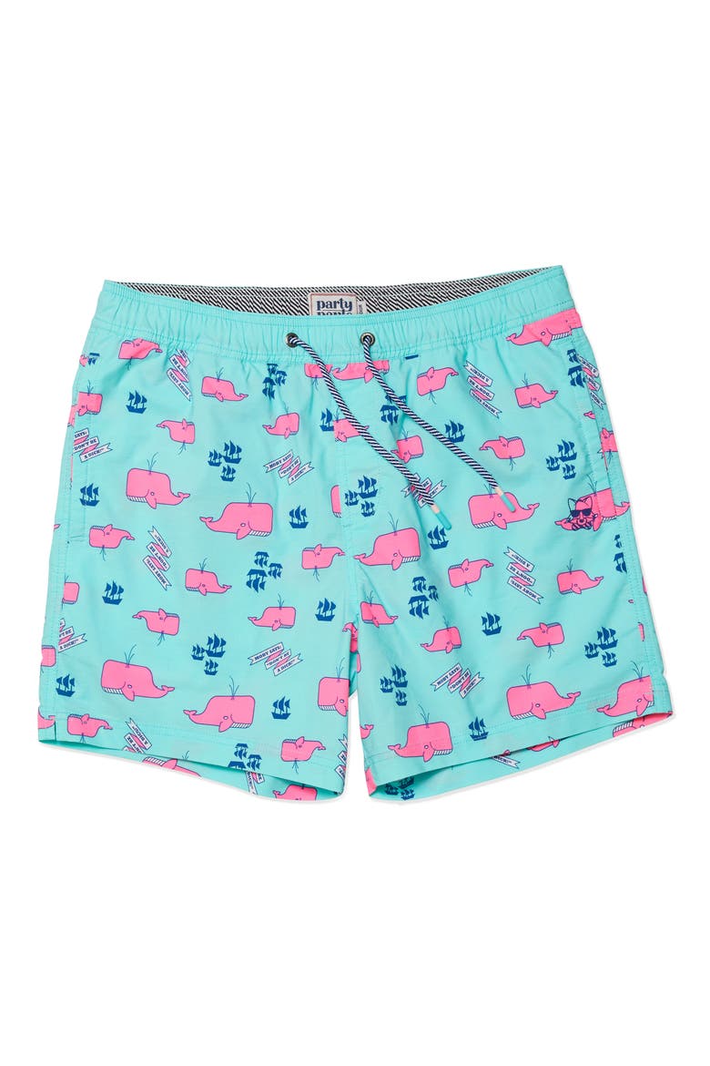 Moby Swim Trunks, Alternate, color, MINT GREEN