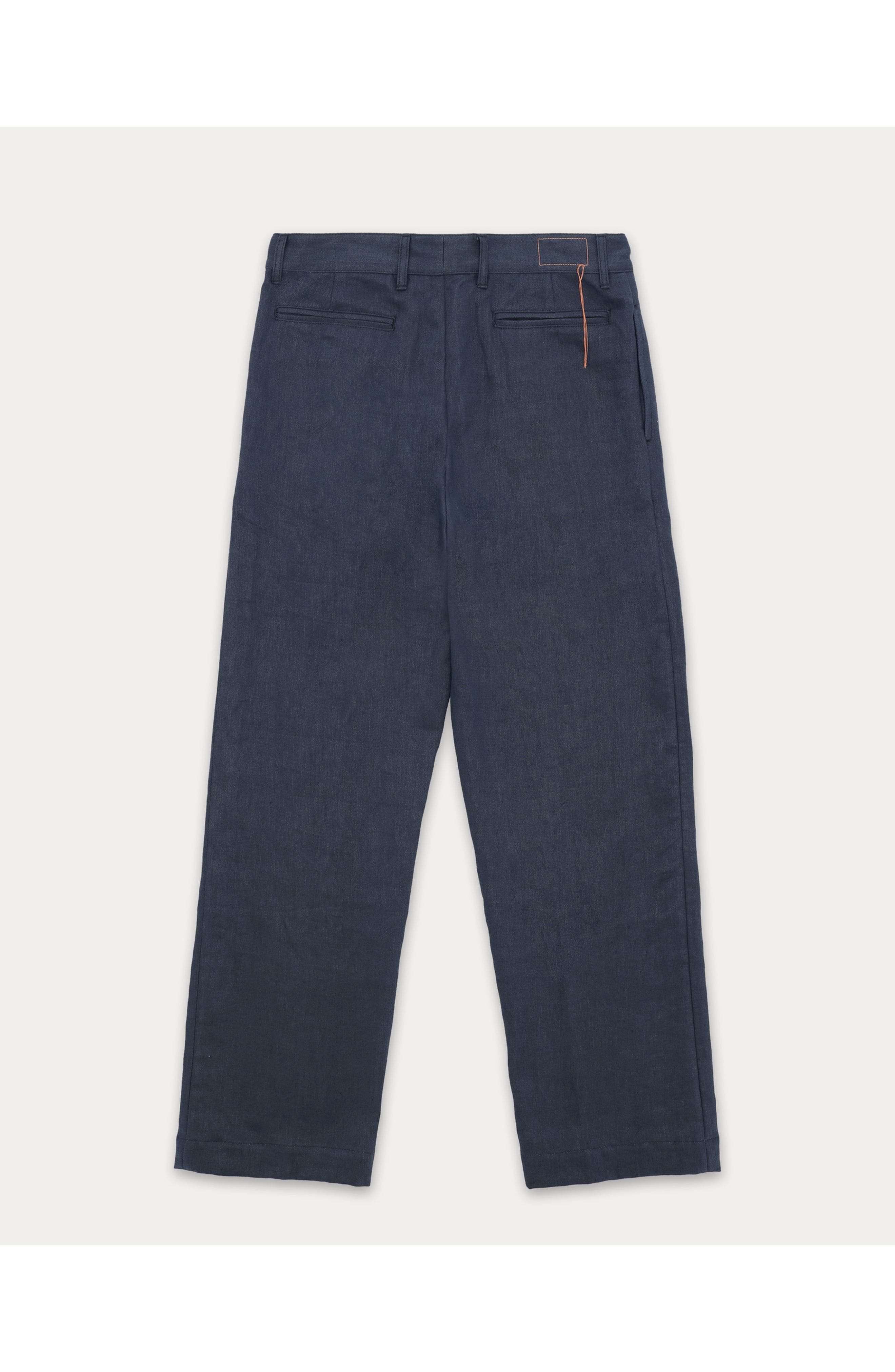 Newyork Pleated Linen Trousers - image 2
