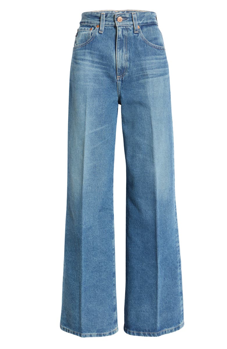 AG Deven High Waist Wide Leg Jeans, Alternate, color,