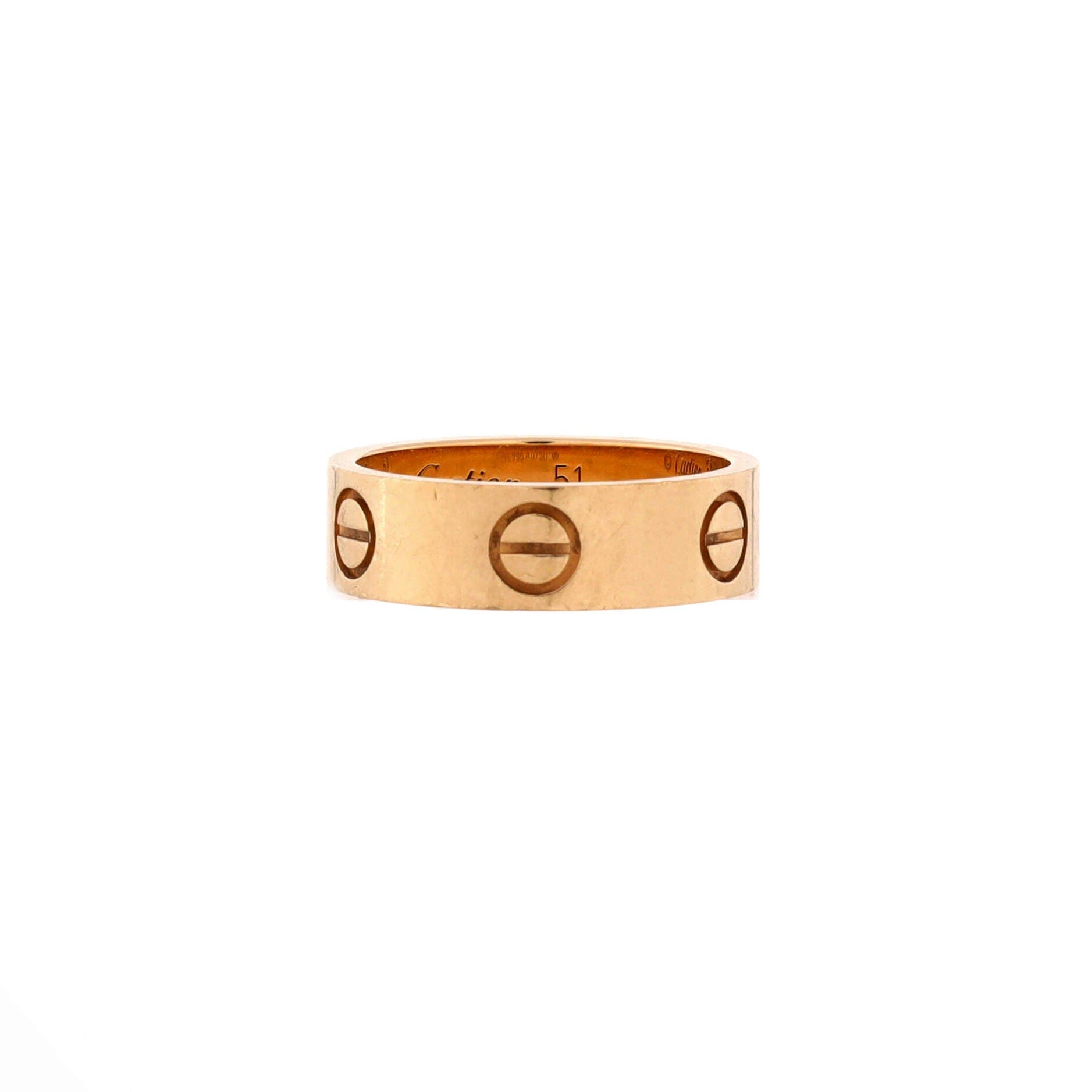 Love Band Ring 18K Yellow Gold, Main, color, Metallic Gold