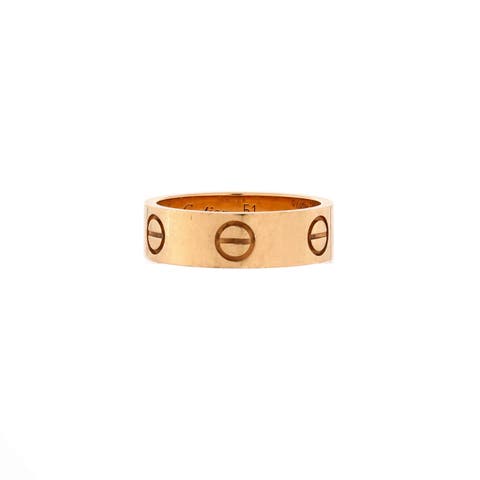 Love Band Ring 18K Yellow Gold