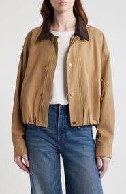 FRAME The Cord Collar Barn Jacket