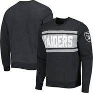 '47 Men's '47 Heathered Black Las Vegas Raiders Bypass Tribeca Pullover Sweatshirt