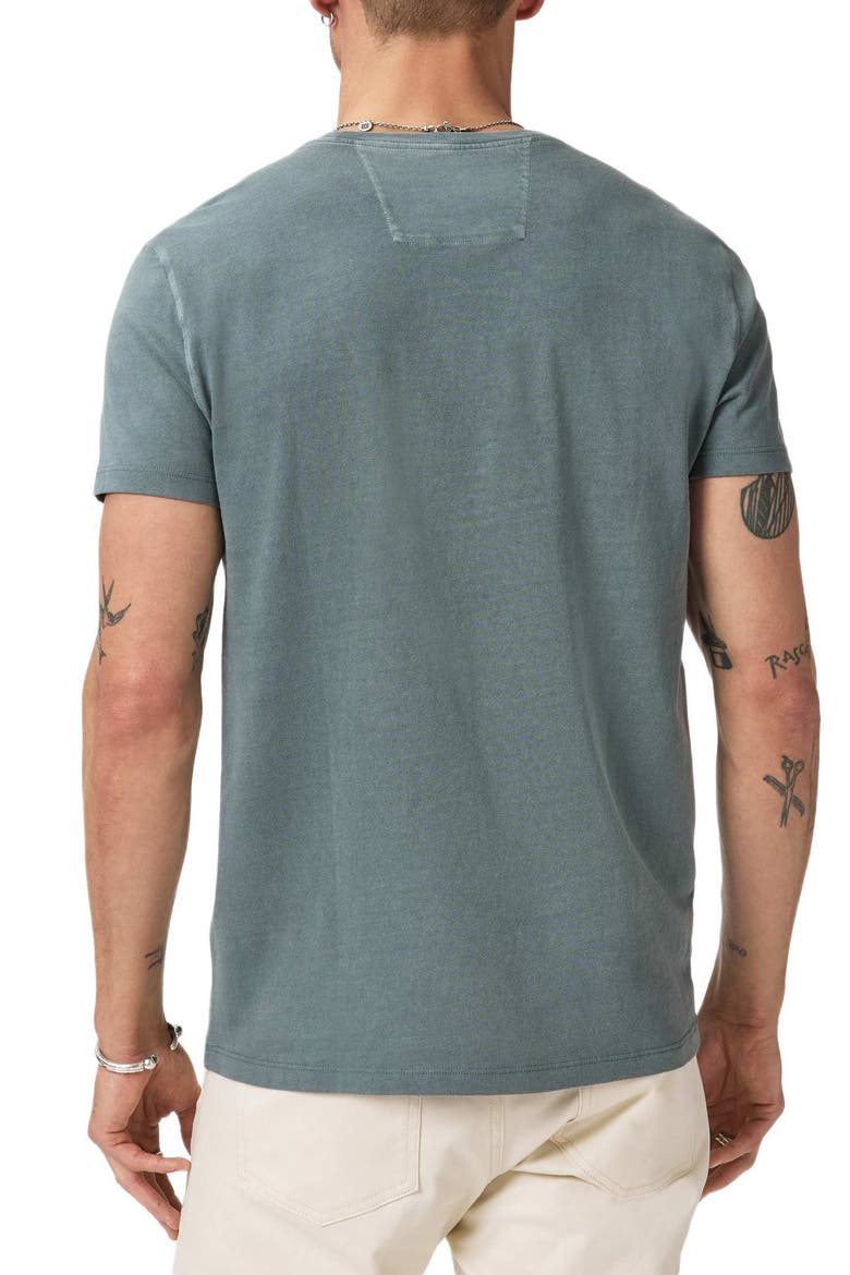 Skull & Scorpion Embroidered Organic Cotton T-Shirt, Alternate, color, FOG