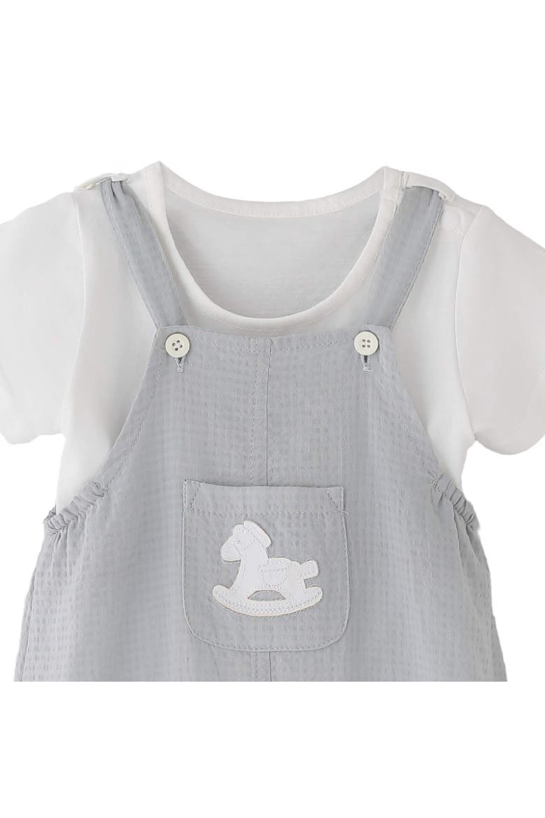 Rocking Horse Romper, Alternate, color, Grey
