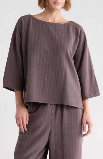 Bateau Neck Boxy Top