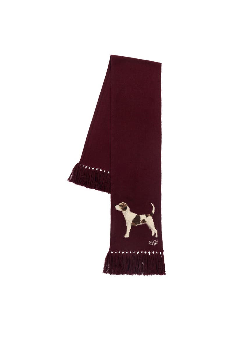 jack russel scarf, Main, color, dark garnet