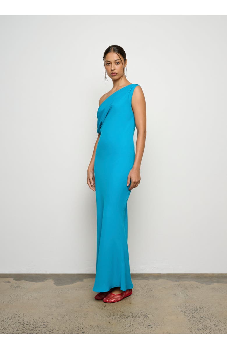 ONE OF OTHERS Bardot Dress, Alternate, color, Azure