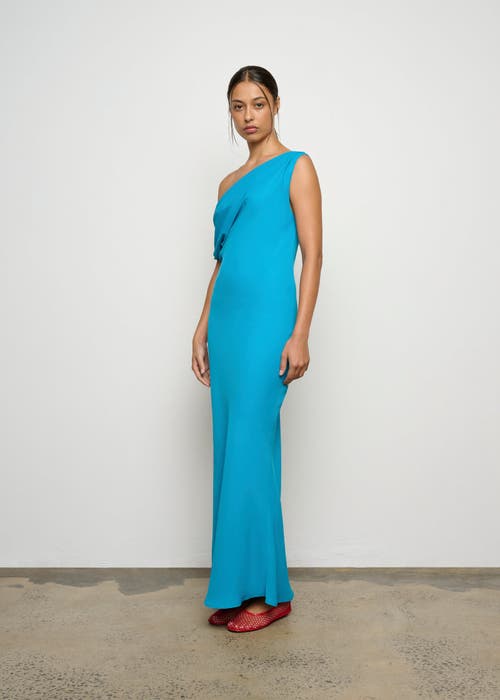 One Of Others Bardot Dress In Azure