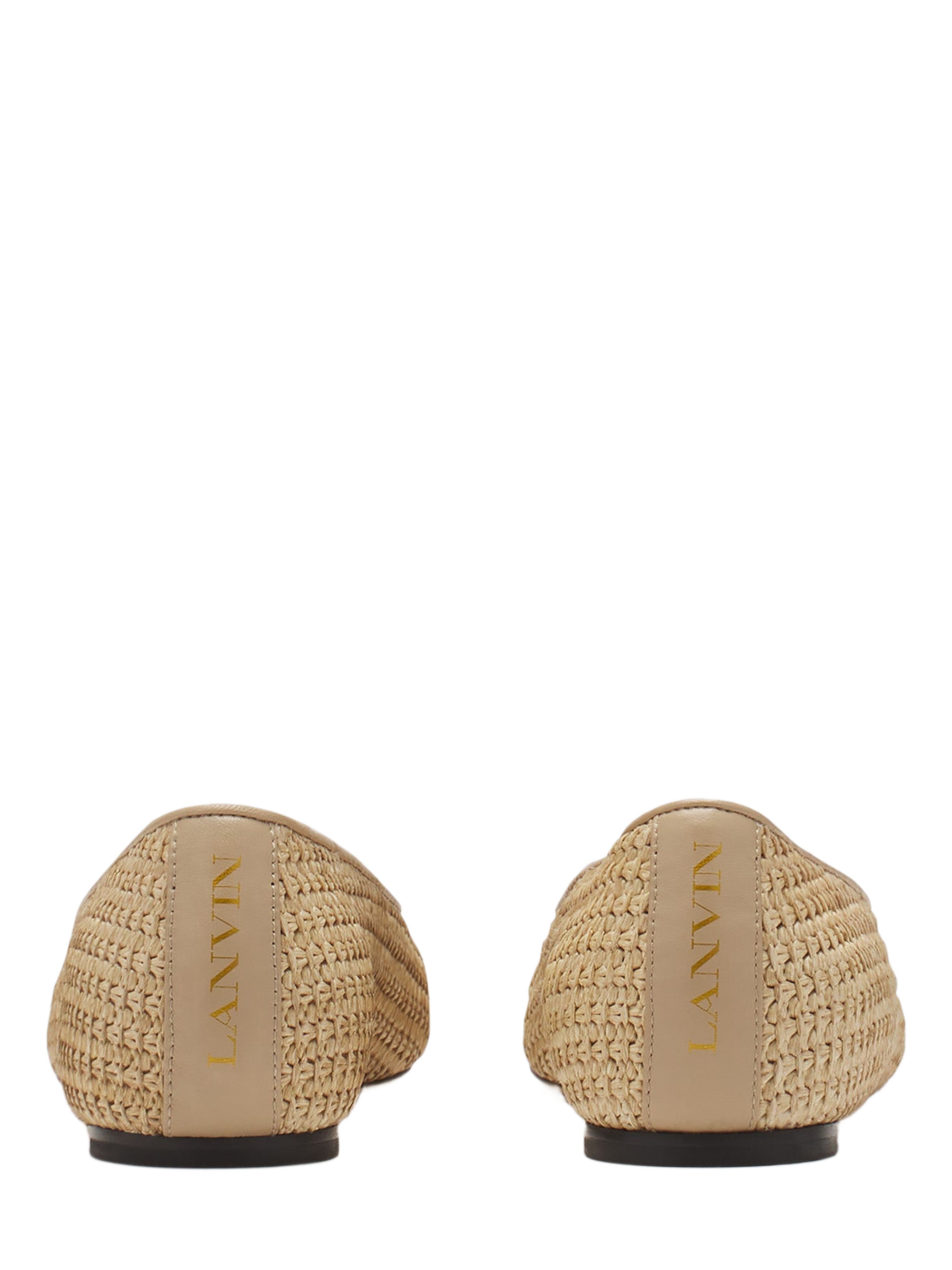 Lanvin Raffia Ballerina, Alternate, color, 