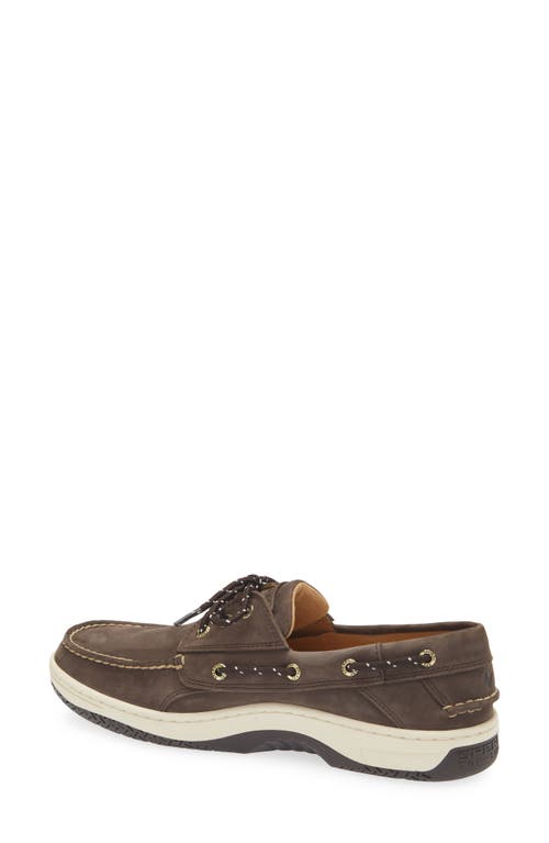 Sperry Top-sider® Sperry Billfish™ 3-eye Boat Shoe In Brown Leather Nubuck