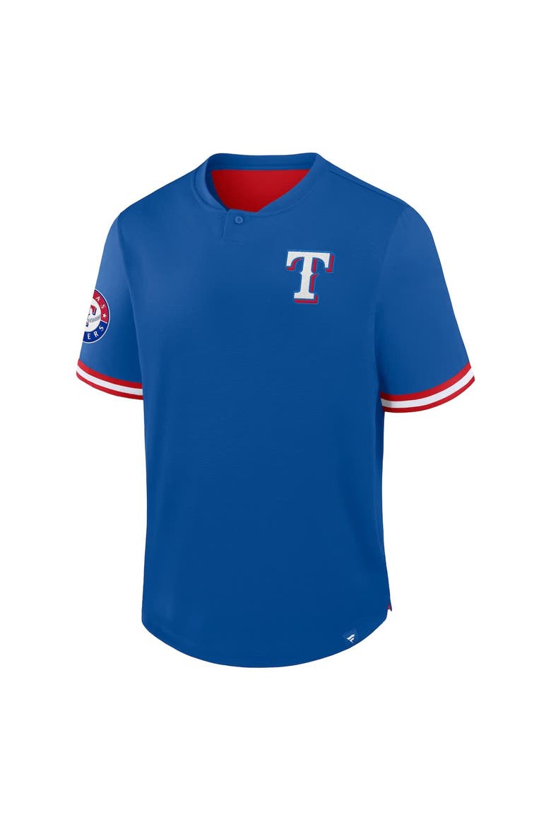 Men's Fanatics  Royal Texas Rangers Walk Off Shirt, Alternate, color, Royal