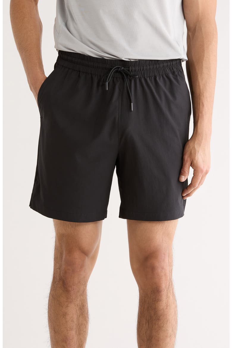 Momentum 7-Inch Training Shorts, Main, color, BLACK