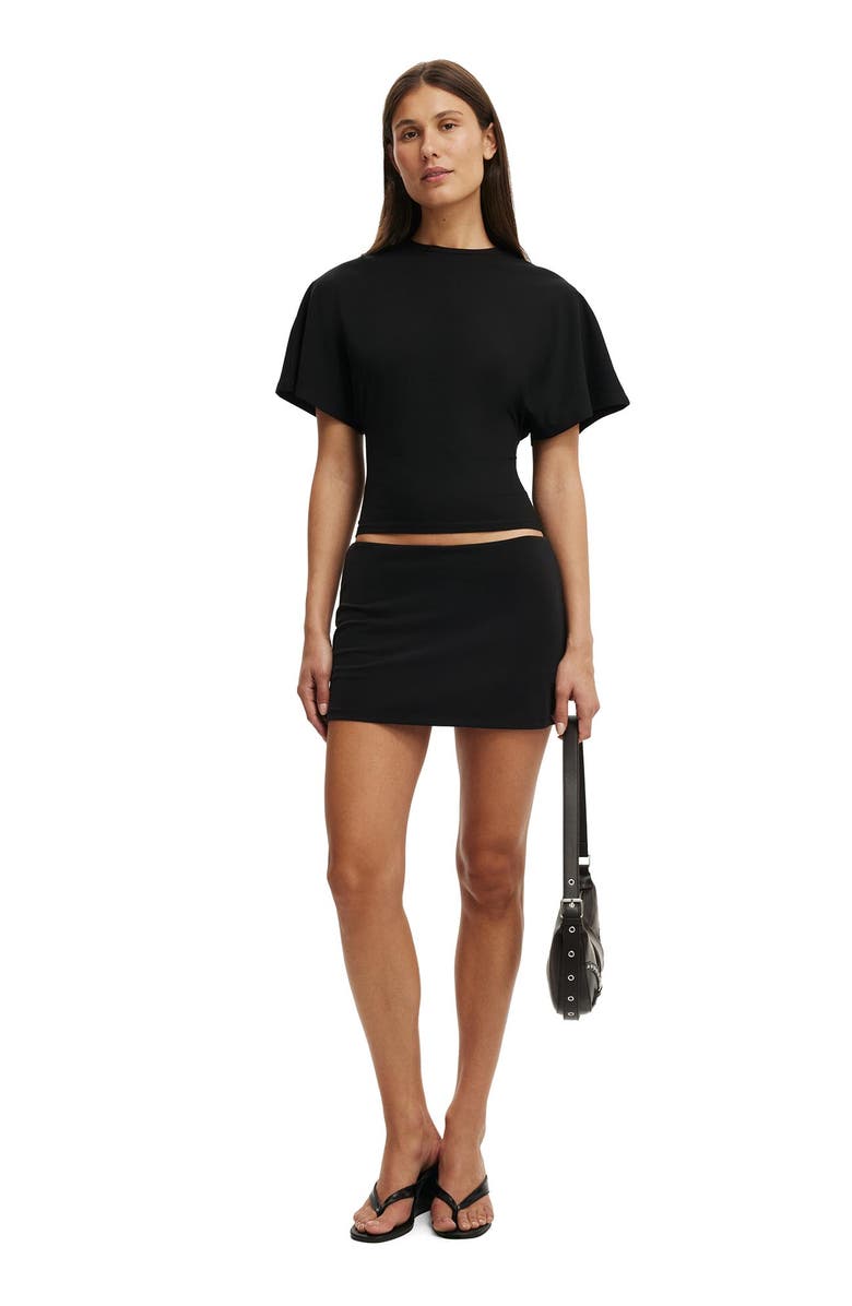 Cotton On Women's Blair Batwing Short Sleeve Tee, Alternate, color, Black