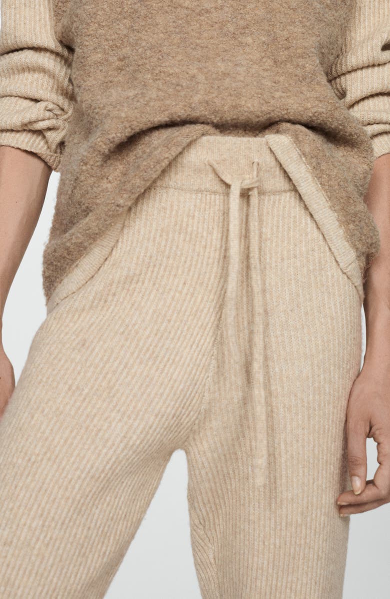 MANGO Knit Joggers, Alternate, color,