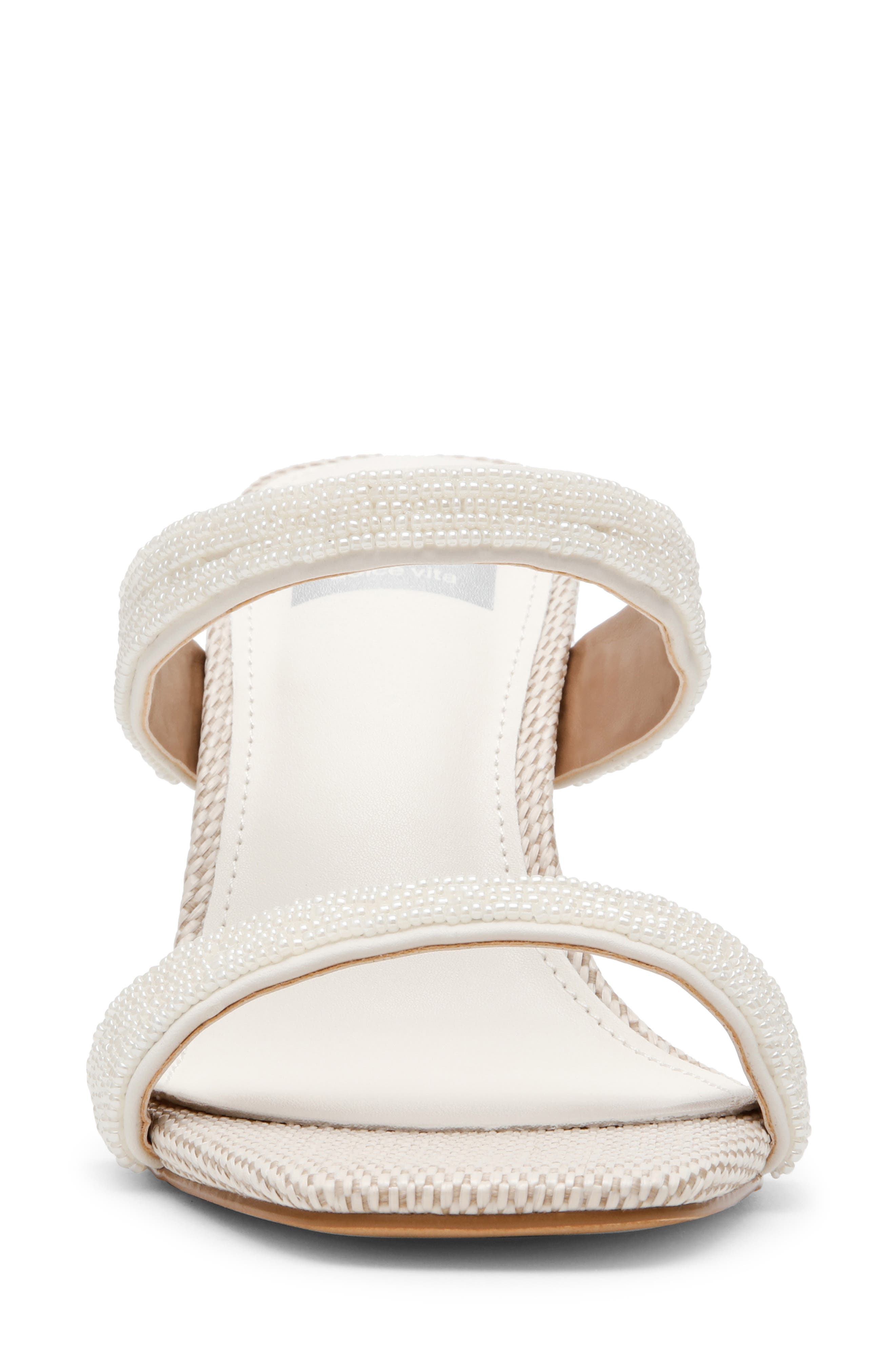 Veniss Slide Sandal, Alternate, color, IVORY