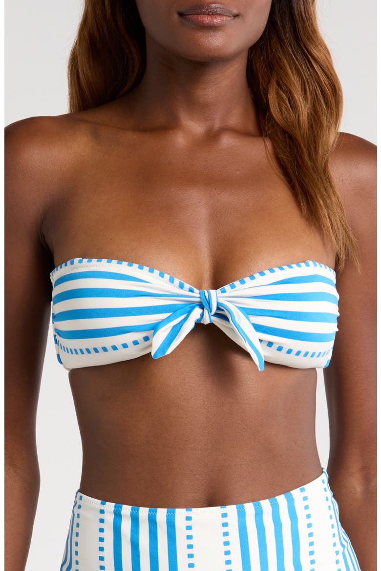 Ava Bandeau Bikini Top, Main, color, ESHE BLUE