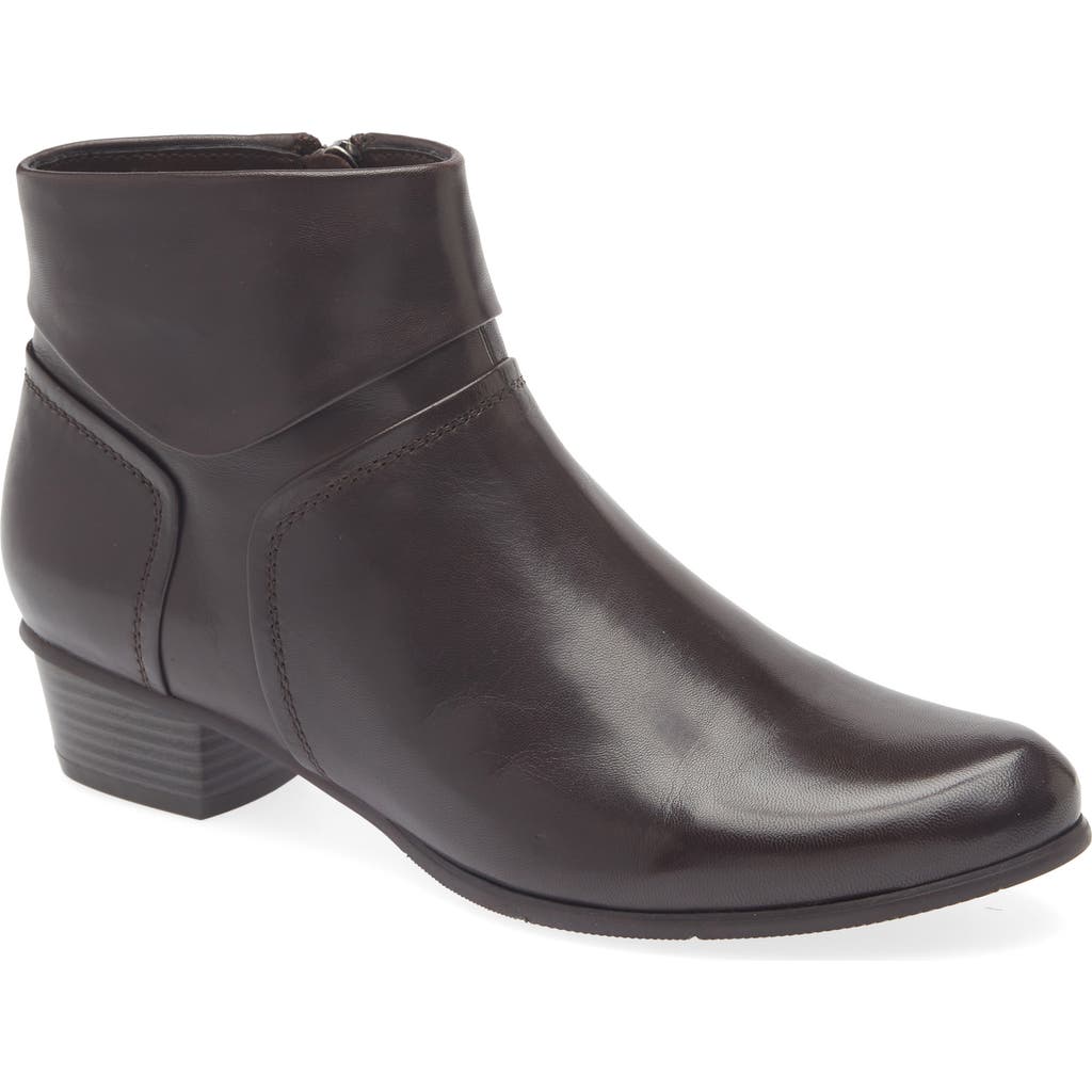 Regarde Le Ciel Stefany Block Heel Bootie In Brown