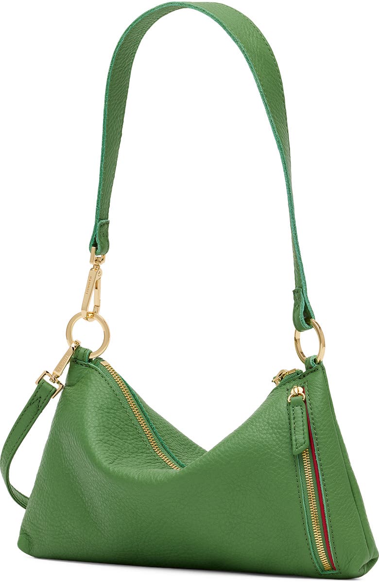 HAMMITT Kyle Leather Shoulder Bag, Alternate, color, Dill/ Gold