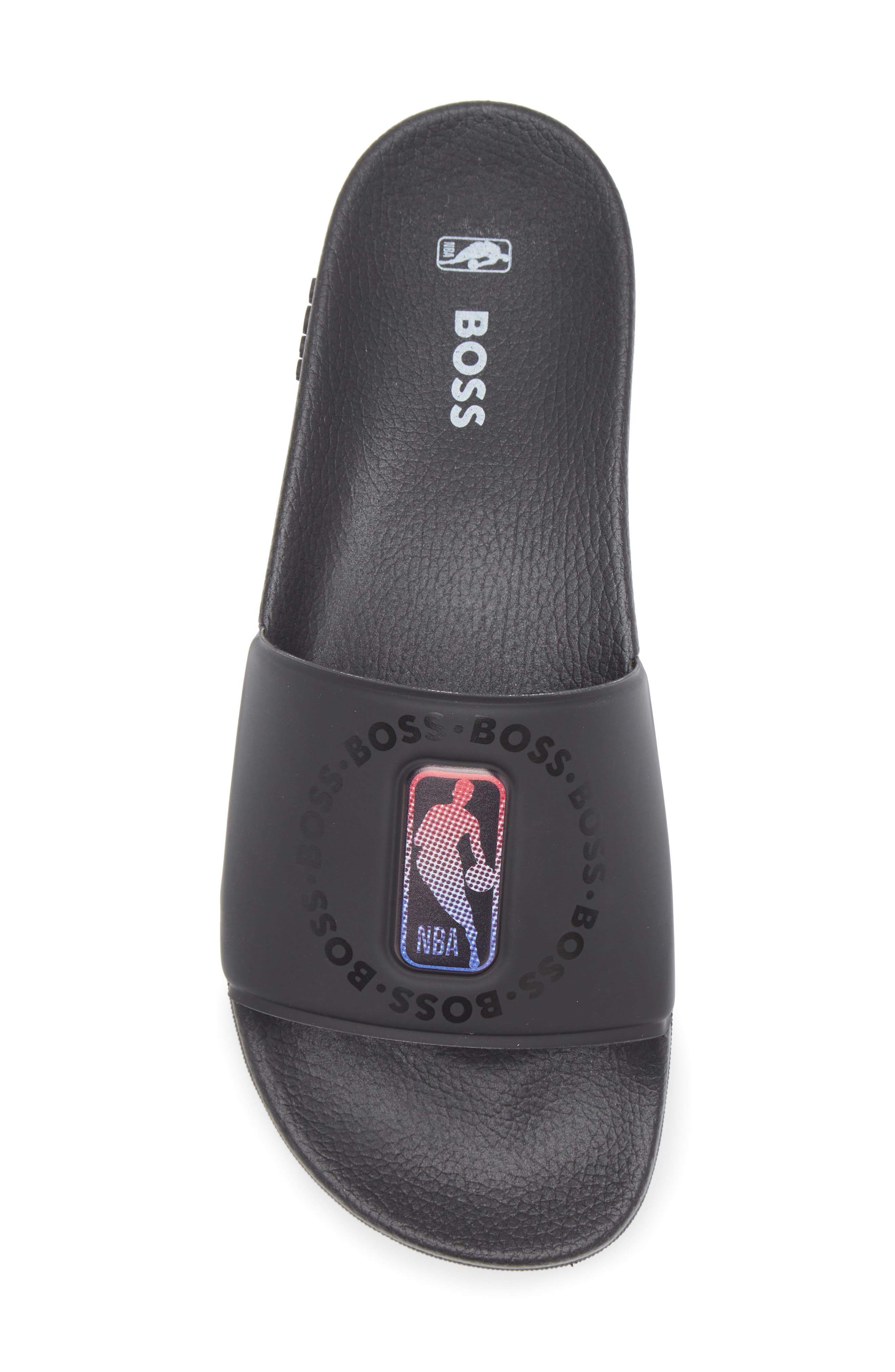 BOSS Bay It NBA Slide Sandal, Alternate, color, 