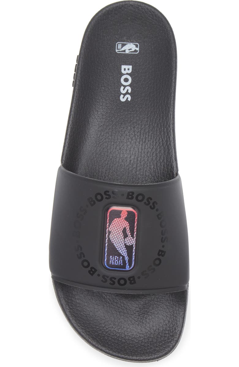 BOSS Bay It NBA Slide Sandal, Alternate, color,