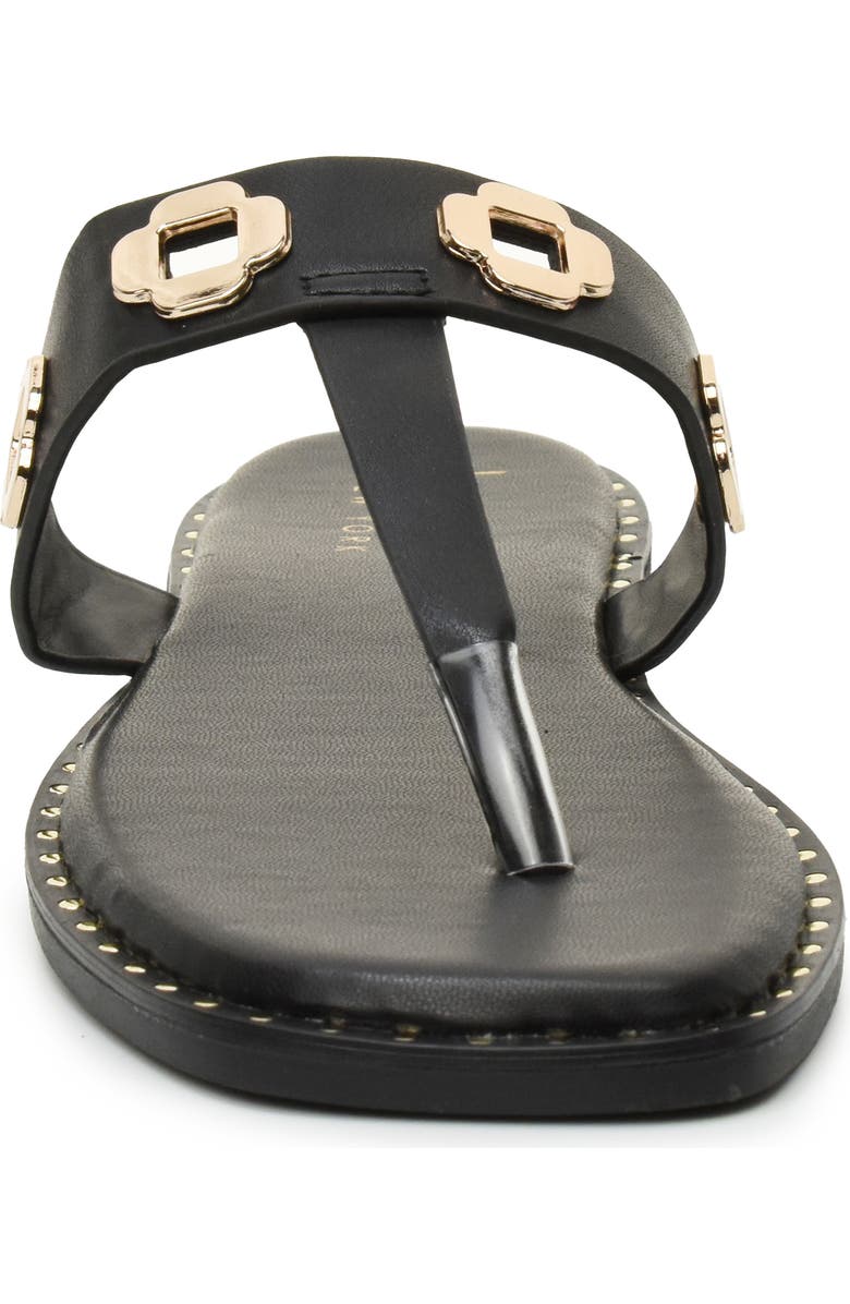 Nicole Miller Bling Thong Sandal, Alternate, color,