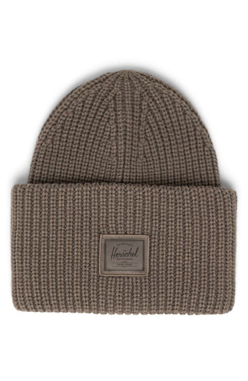 Herschel Supply Co. Juneau Chunky Ribbed Beanie in Bungee Cord 