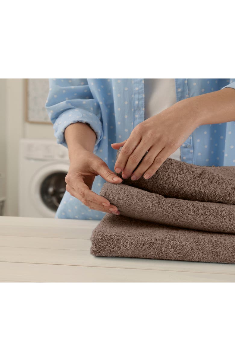 Utica Essentials 6-Piece Cotton Bath Towel Set, Alternate, color, Demitasse