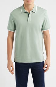 BOSS Parlay Tipped Cotton Polo