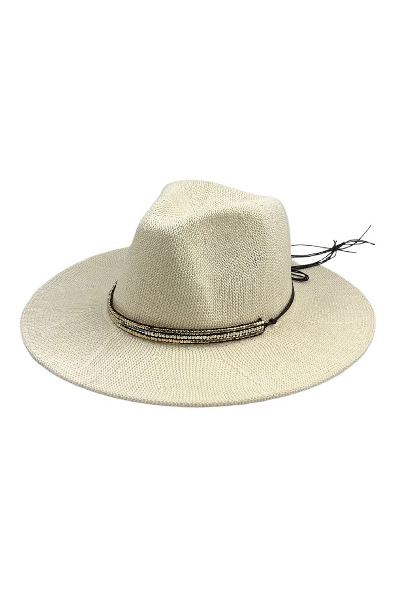 Straw Panama Hat, Main, color, IVORY
