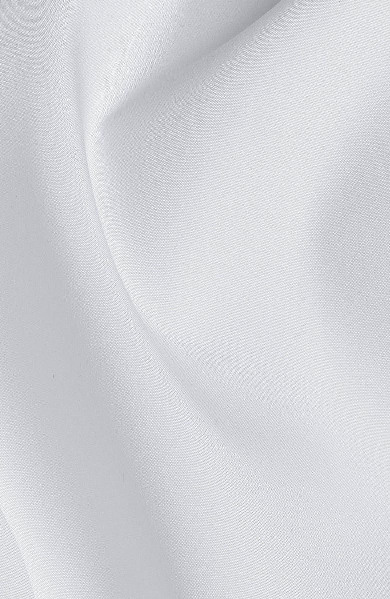 David Donahue Formal Trim Fit Tuxedo Shirt, Alternate, color, White