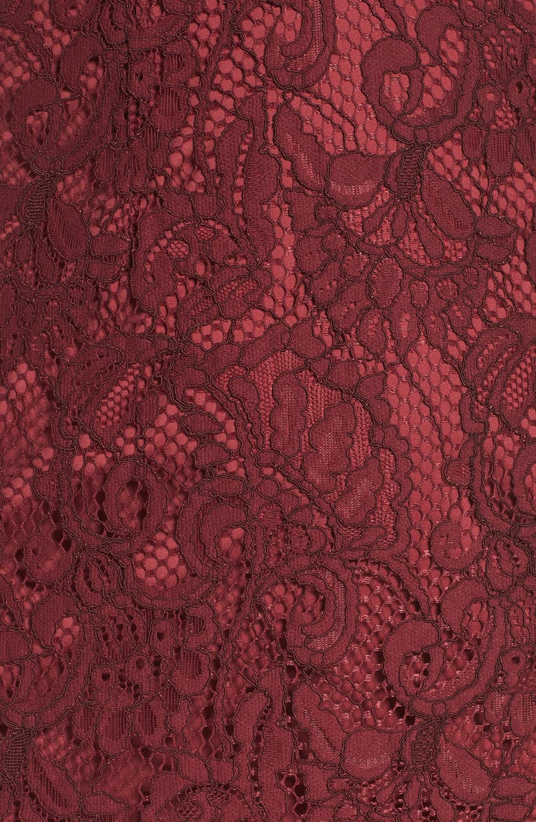 Bardot Lace Pencil Dress, Alternate, color, 