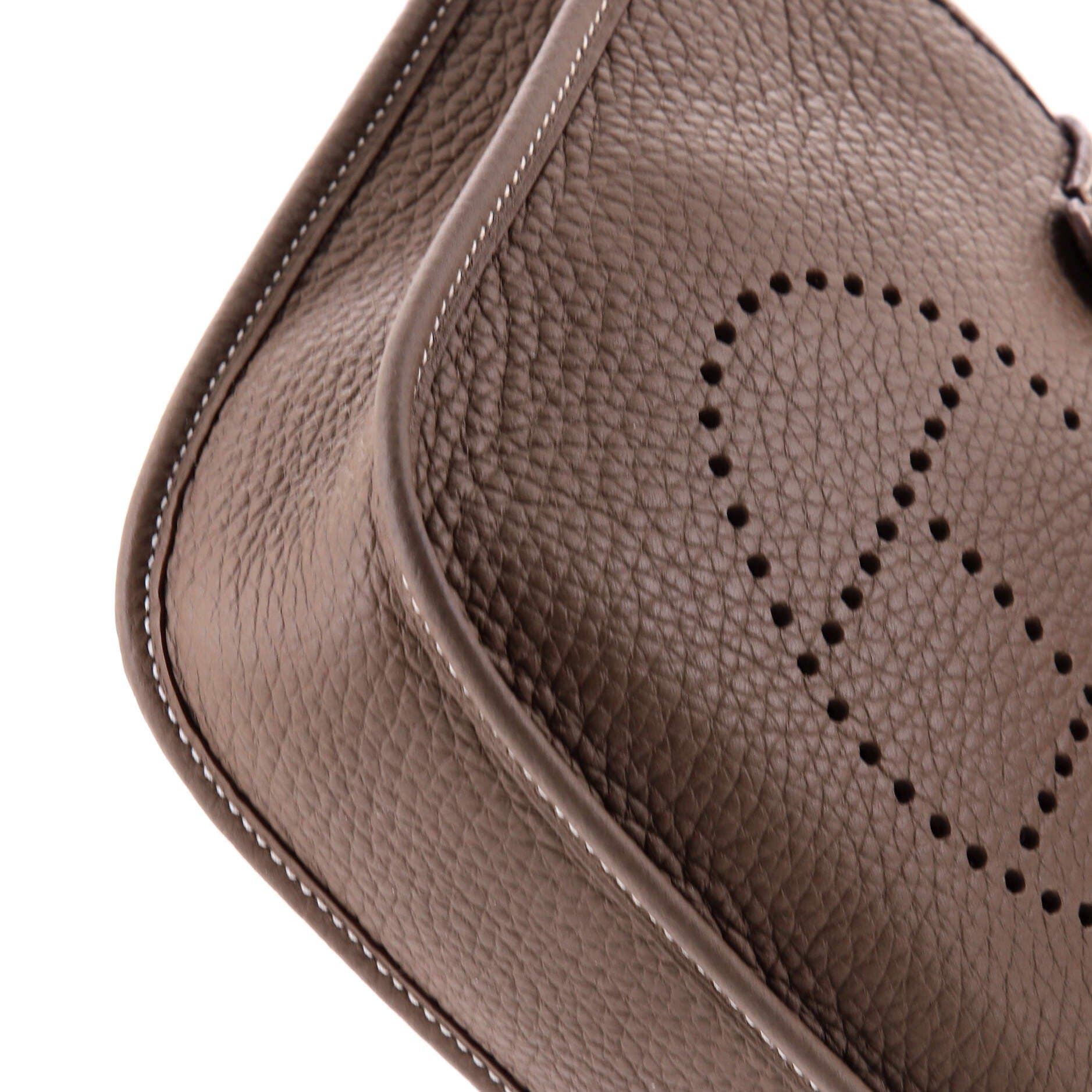 Pre-Owned Hermes Evelyne Bag Gen III Clemence TPM, Alternate, color, Etoupe